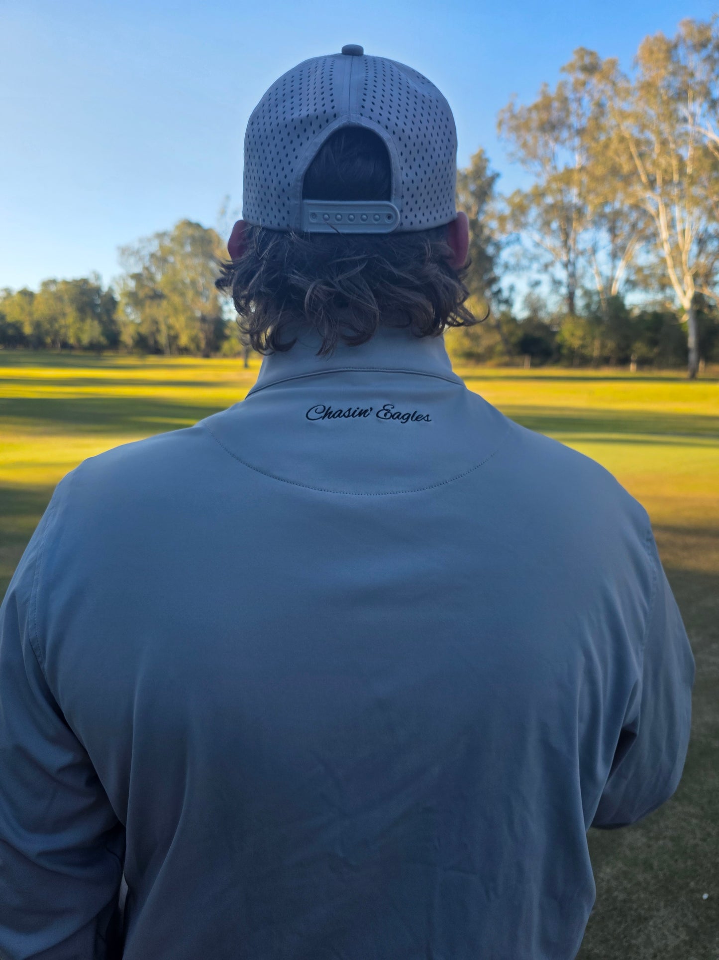 1/4 zip long sleeve GREY