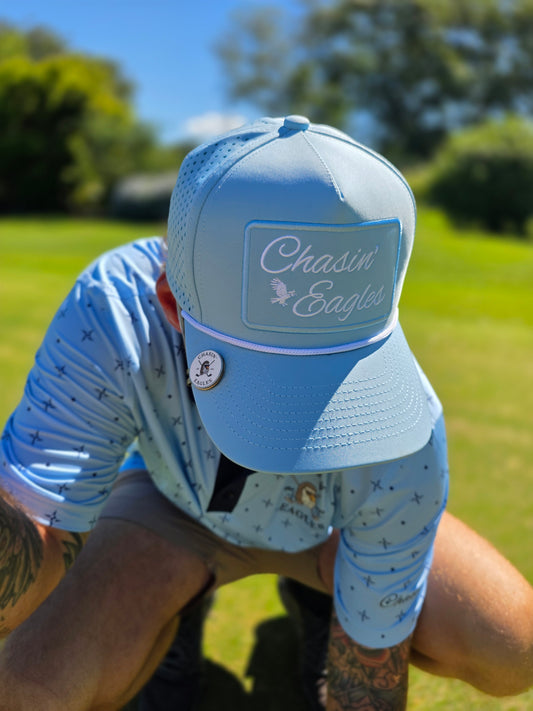 Blue & White Rope Hat