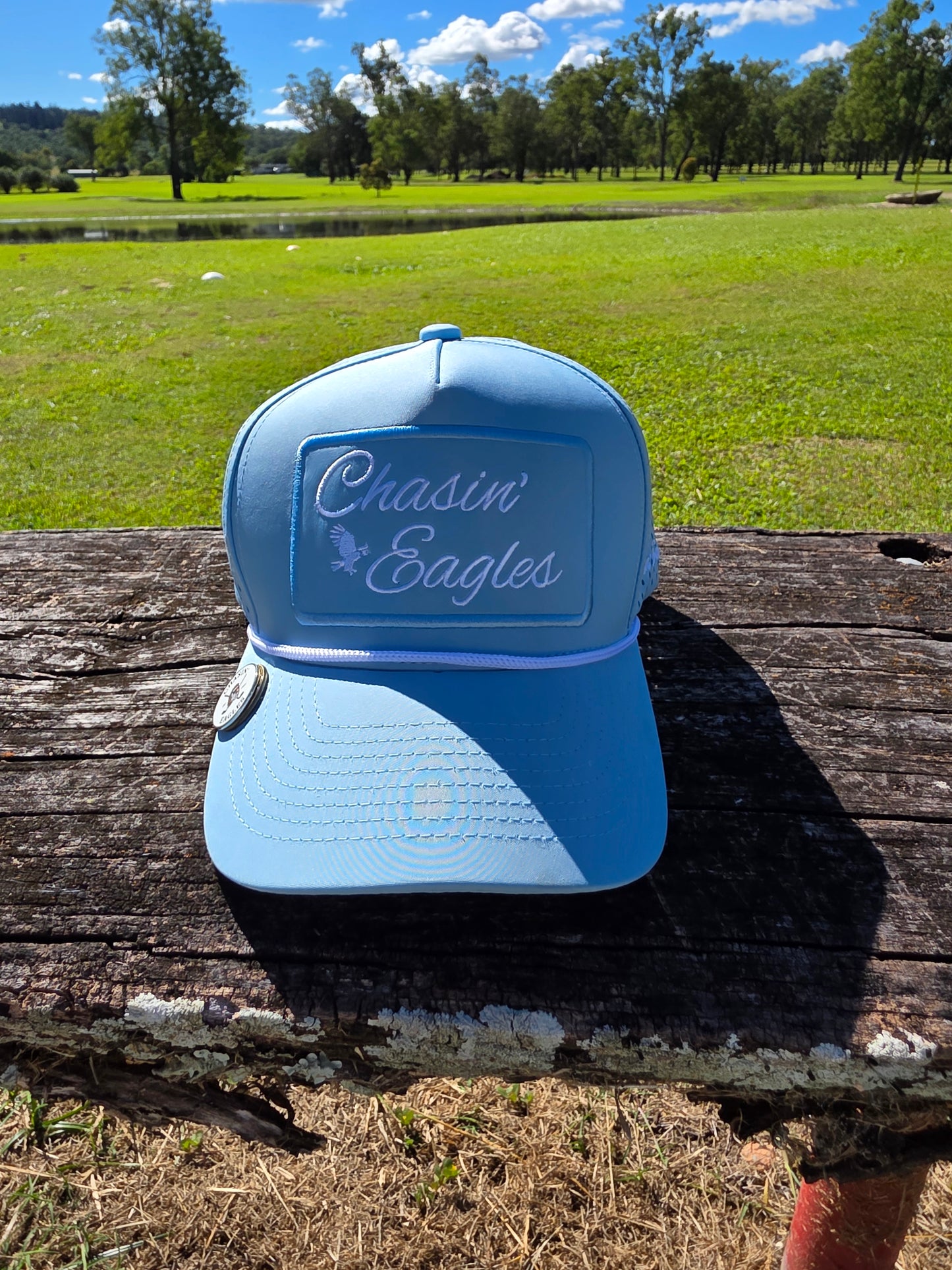 Blue & White Rope Hat