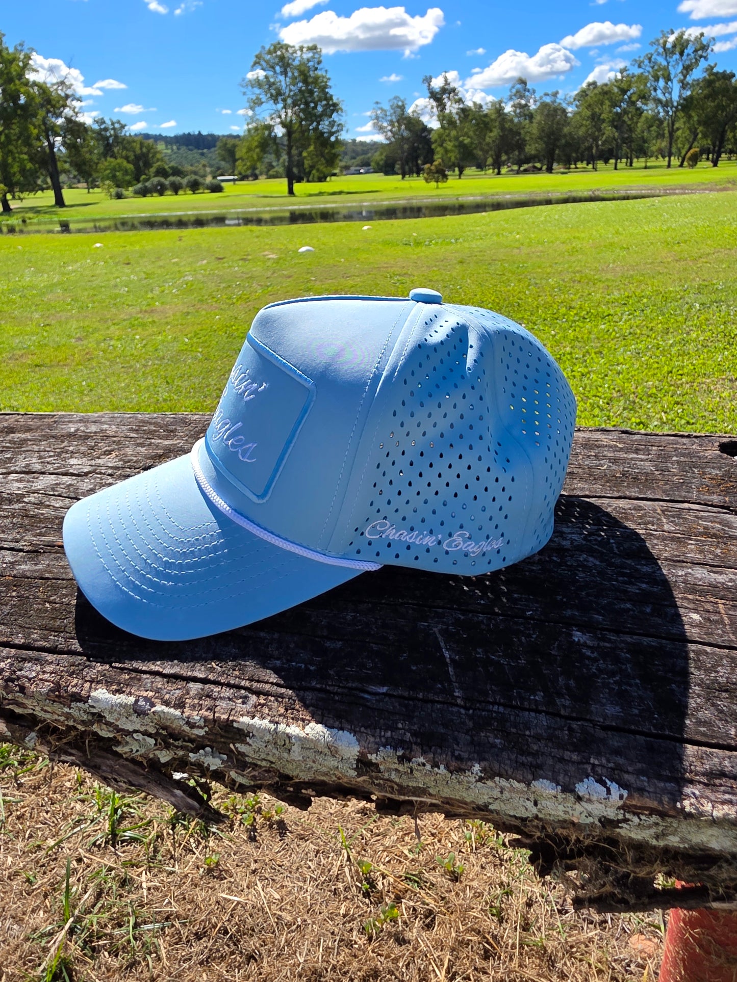 Blue & White Rope Hat