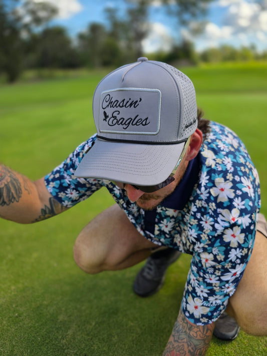 Grey & Black Rope Hat