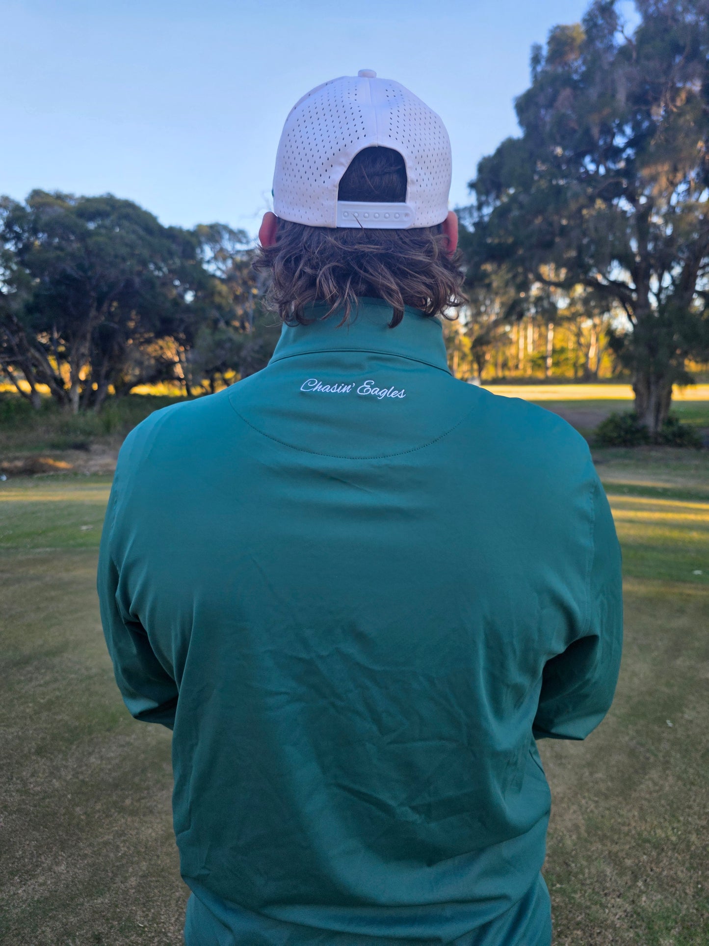 1/4 zip long sleeve GREEN